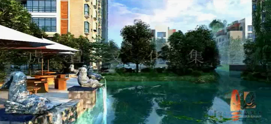 江雁依山郡建筑地产动画三维建筑漫游动画演示