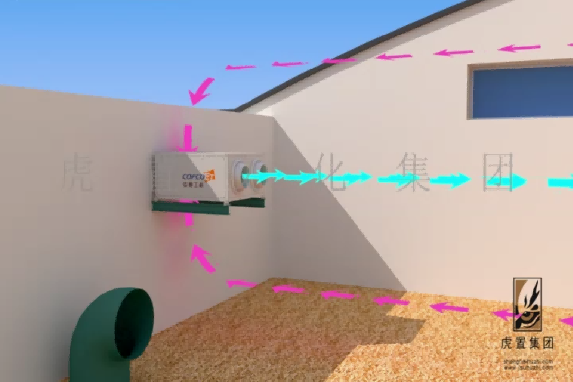 仓储粮低温工艺三维原理动画演示3d宣传动画短片